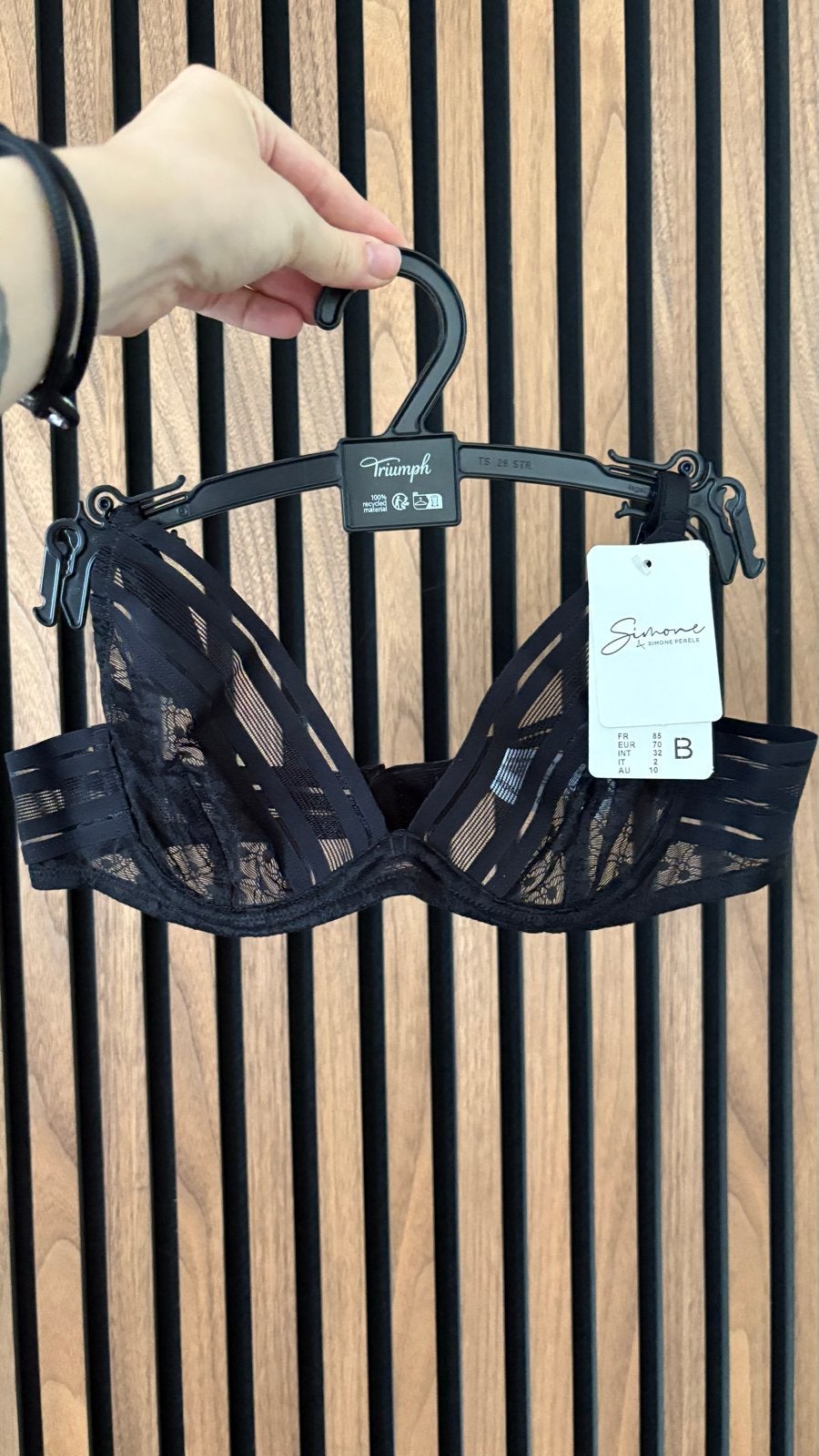 SALE!!! Simone Perele BH 70B - Zwart, Kleding | Dames, Verzenden, Zwart, BH