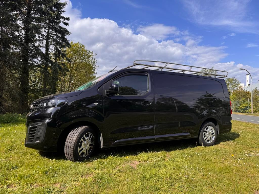 Opel Vivaro GB 2.0 Diesel 122pk L3h1 S/S Aut Verh. Laadv., Auto's, Stof, Zwart, 4 cilinders, Origineel Nederlands