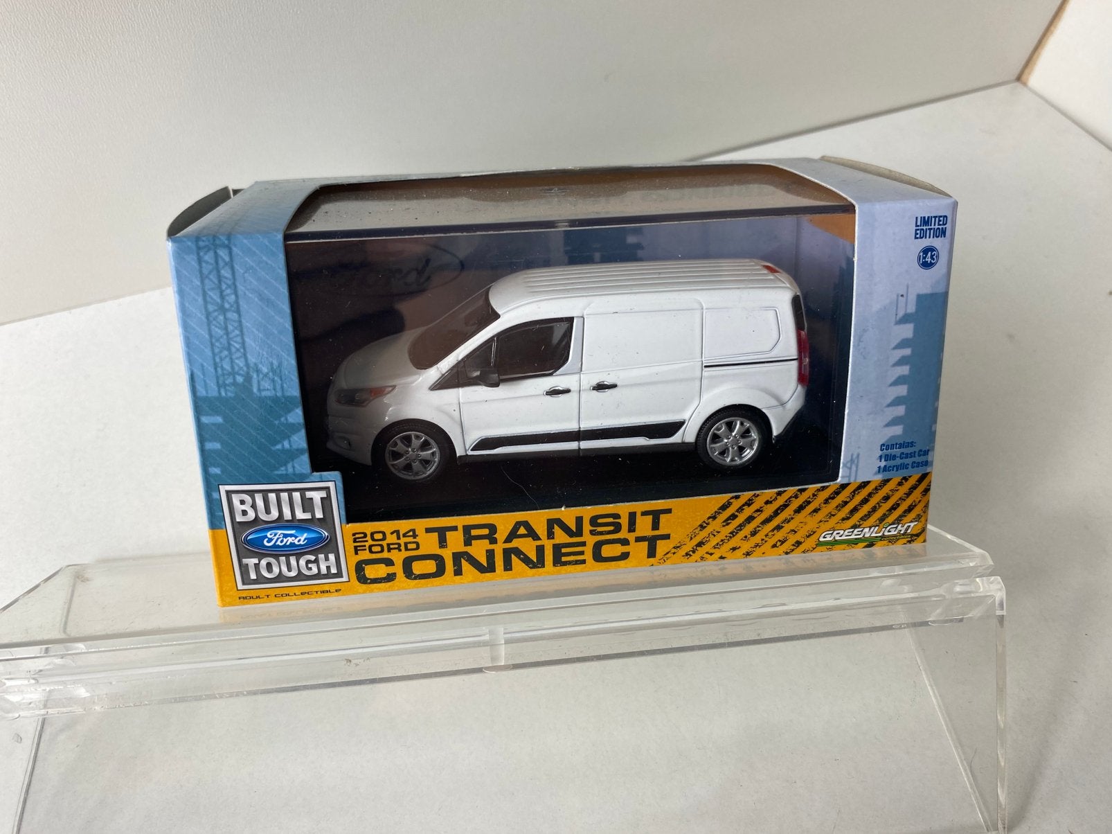 1:43 ford transit connect-greenlight-in OVP, Hobby en Vrije tijd, Modelauto's | 1:43, Ophalen of Verzenden, Nieuw, Auto, Overige merken