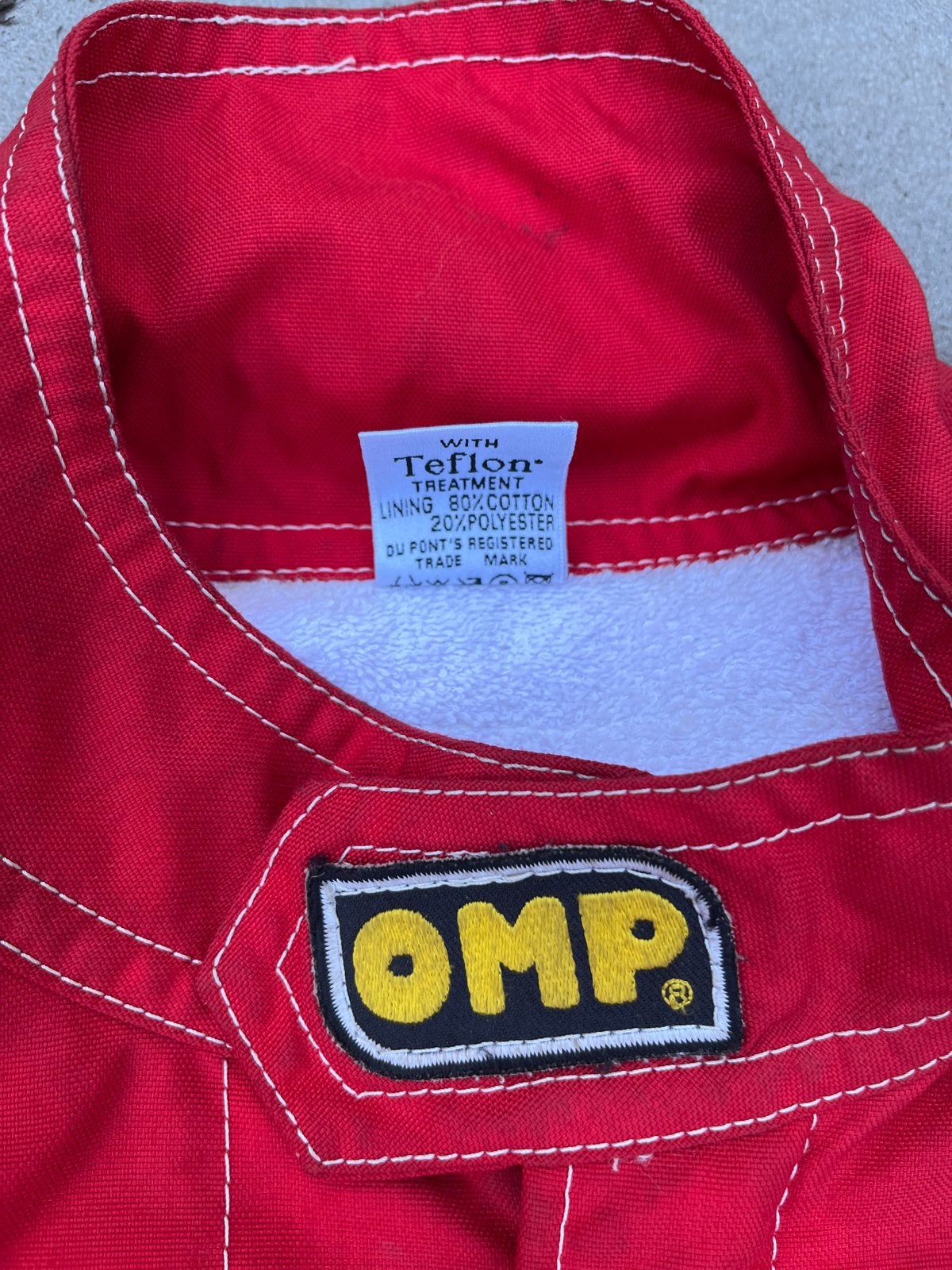 OMP Race Overall - Rood met Teflon Behandeling, Ophalen, Gebruikt