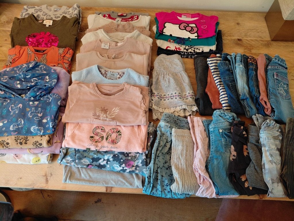 Partij kinderkleding meisje winter maat 98, Ophalen of Verzenden, Gebruikt, Maat 98