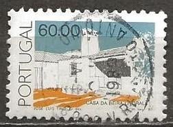 Portugal 2, boerderij, Verzenden, Portugal, Gestempeld