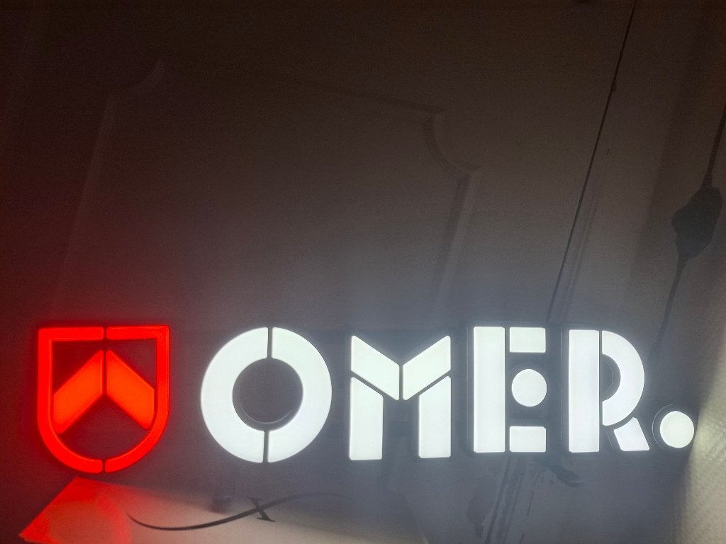 Lichtreclame Omer bier, Verzamelen, Merken en Reclamevoorwerpen, Nieuw, Lichtbak of (neon) lamp, Ophalen of Verzenden