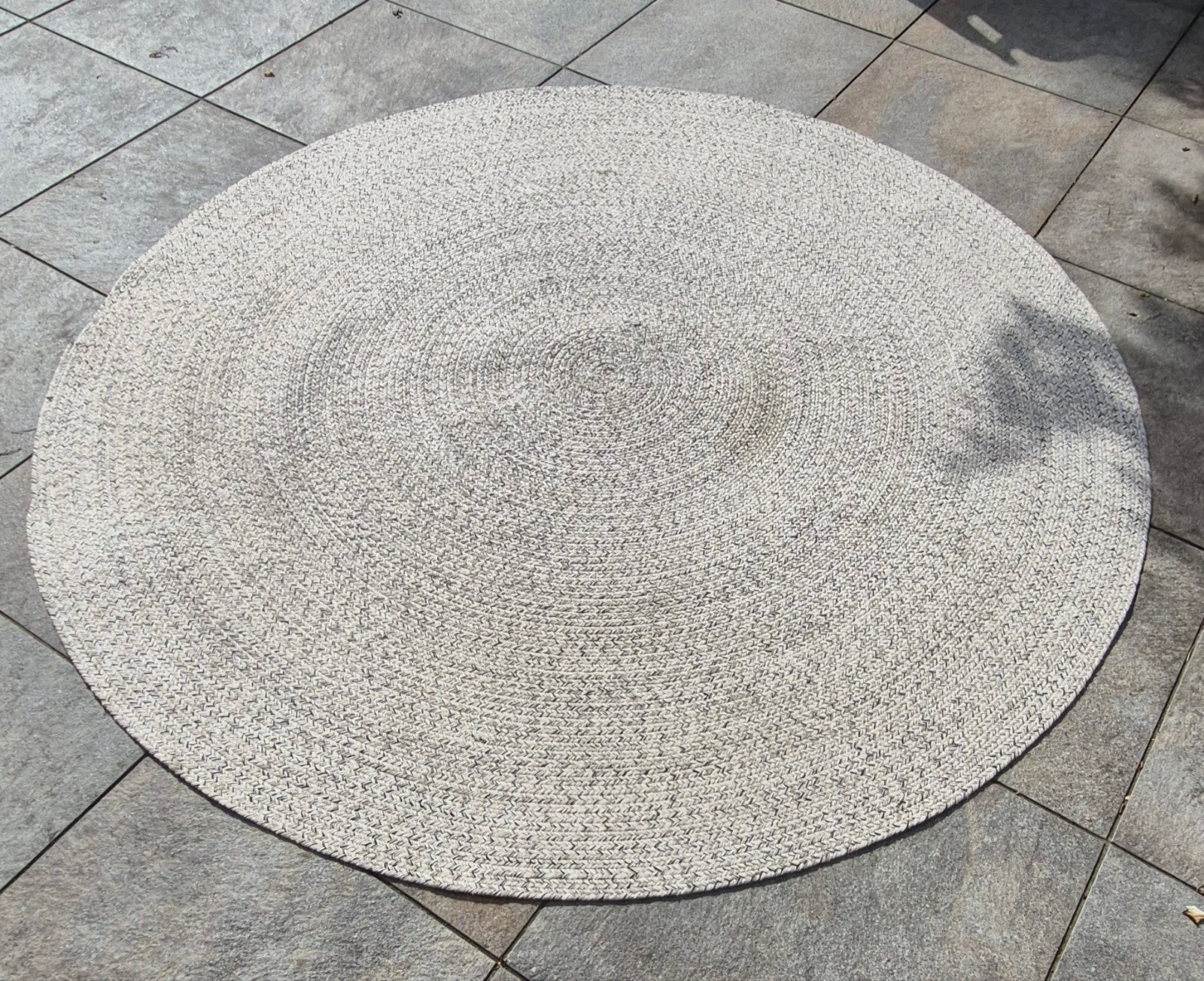 Gevlochten vloerkleed, Ophalen, Gebruikt, 150 tot 200 cm, Rond