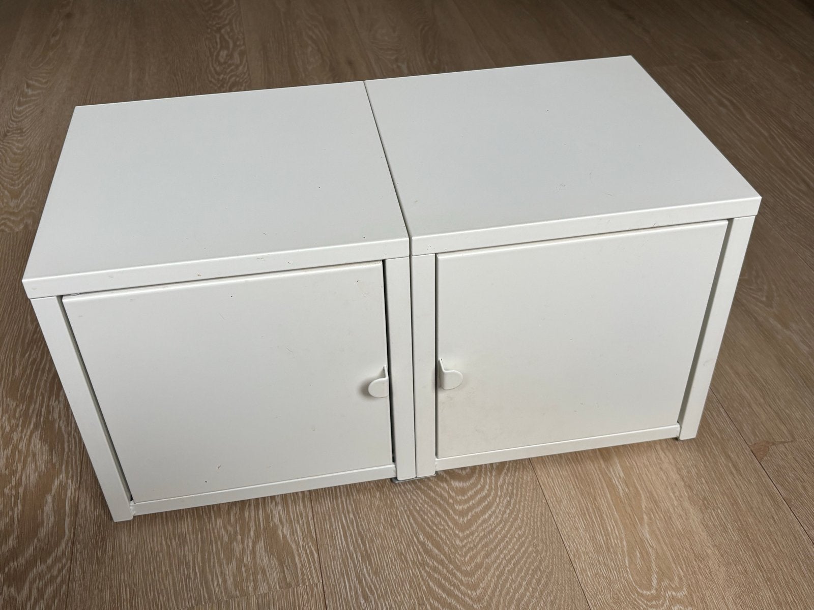 IKEA Lixhult kastje van metaal - wit, Ophalen, Gebruikt