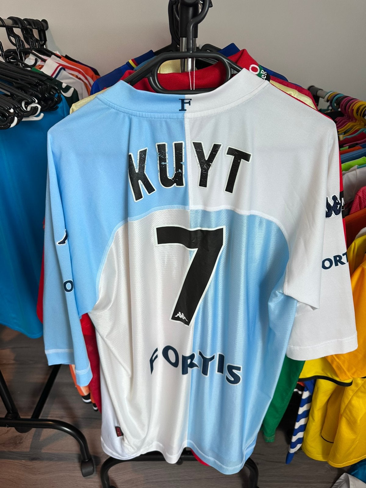 Kuyt Feyenoord voetbal shirt uit 2004/2005, Sport en Fitness, Voetbal, Maat XL, Verzenden, Zo goed als nieuw, Shirt