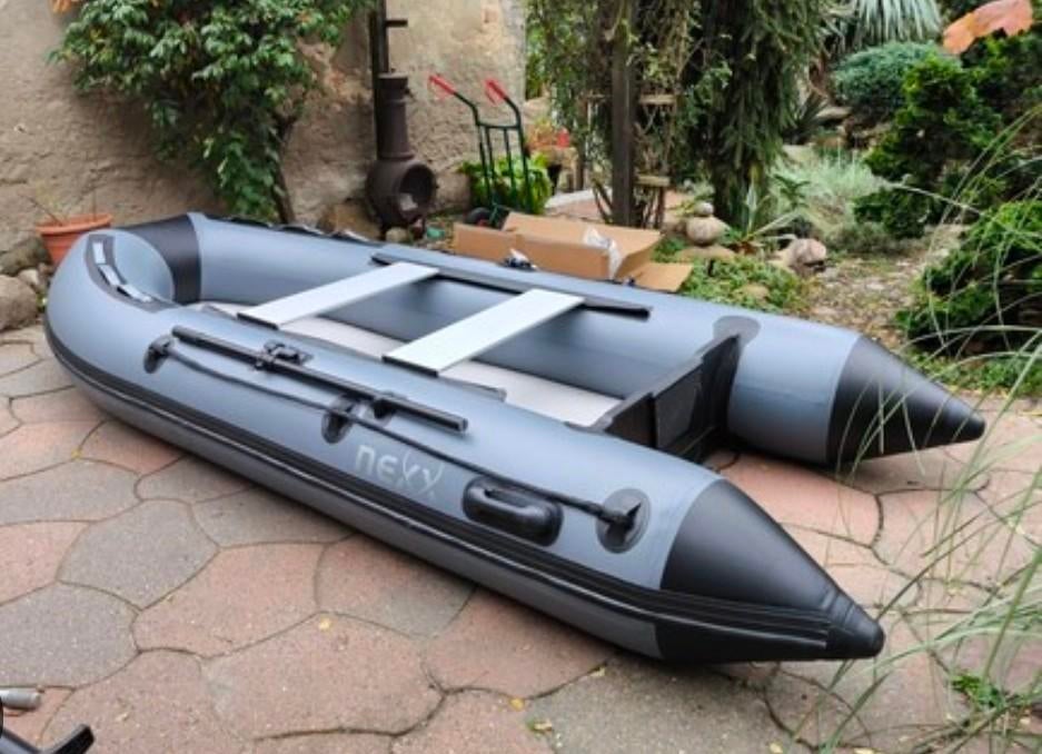 NEXX 330 airdeckmet Yamaha 4pk 4-takt buitenboordmotor, Watersport en Boten, Ophalen, Gebruikt, Minder dan 5 pk, Viertaktmotor