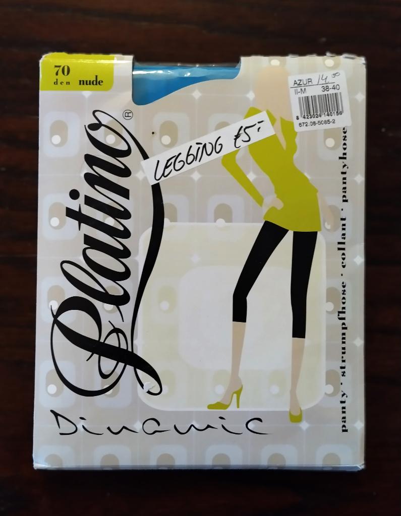 Platino Capri Pantylegging, Blauw, 70 Denier, Maat 38-40, Maat 36/38 (S), Blauw, Nieuw, Ophalen of Verzenden