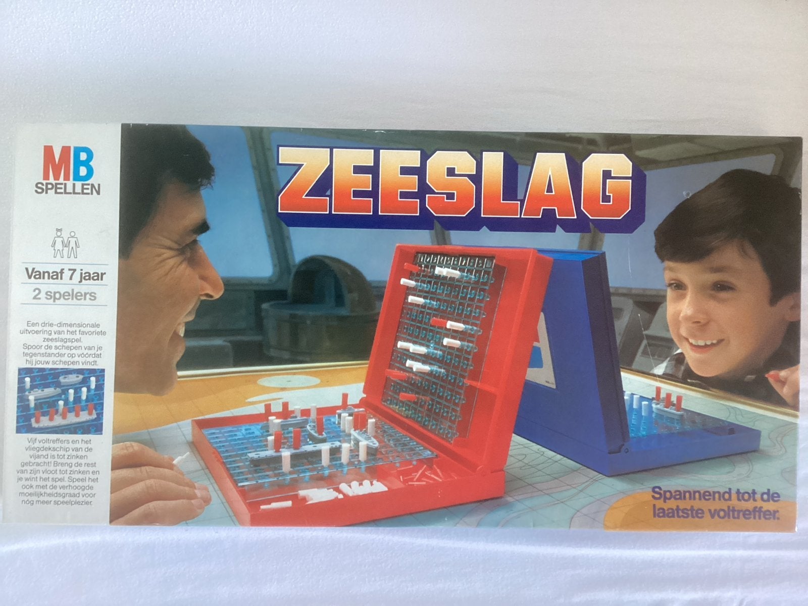Zeeslag MB Spellen - Klassiek bordspel, Een of twee spelers, Ophalen, Zo goed als nieuw