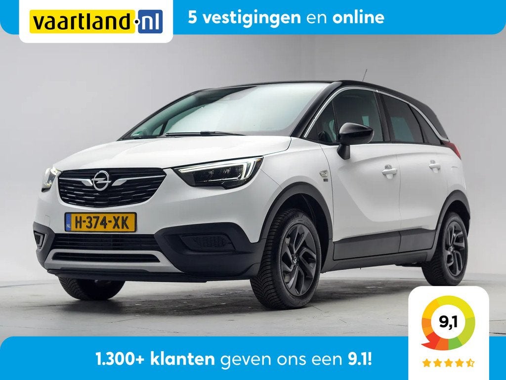 Opel Crossland X 1.2 Turbo 120 Jaar Edition [ LED Cruise App, Auto's, Gebruikt, 1199 cc, Wit, Origineel Nederlands