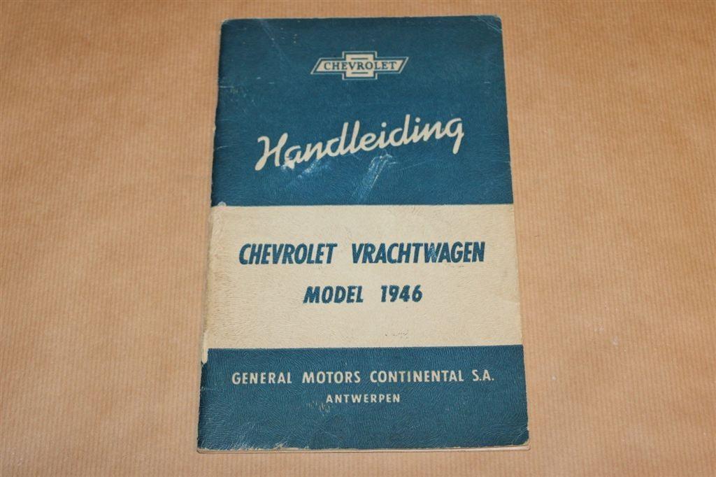 Handleiding Chevrolet Vrachtwagen - Model 1946, Auto diversen, Handleidingen en Instructieboekjes, Ophalen of Verzenden