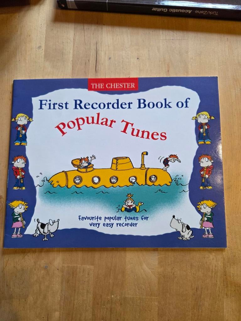 Popular tunes blokfluit boek beginners, Ophalen of Verzenden, Zo goed als nieuw, Les of Cursus, Blokfluit