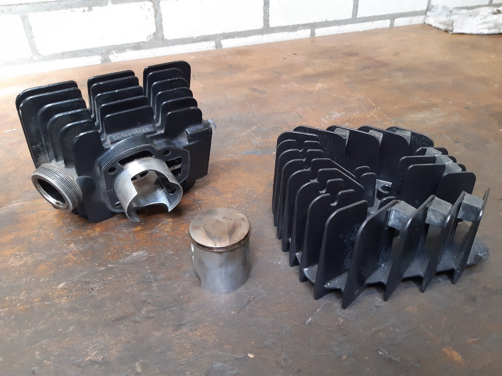 Cillinder + cillinderkop Zeta Gebruikt Yamaha RD/DT, Ophalen of Verzenden, Gebruikt, Cilinder, Yamaha