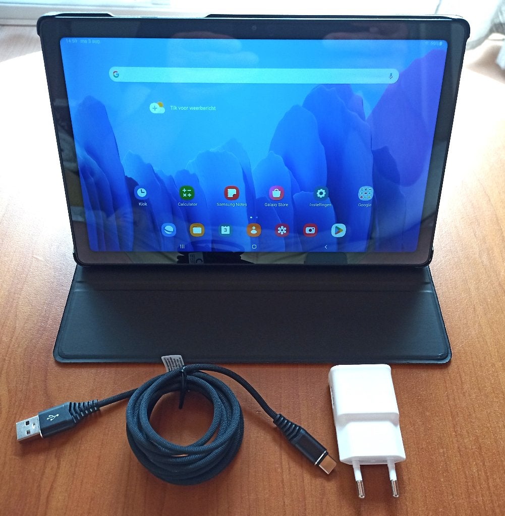 Samsung Galaxy Tab A7, Computers en Software, SM-T500, Zo goed als nieuw, 64 GB, Wi-Fi