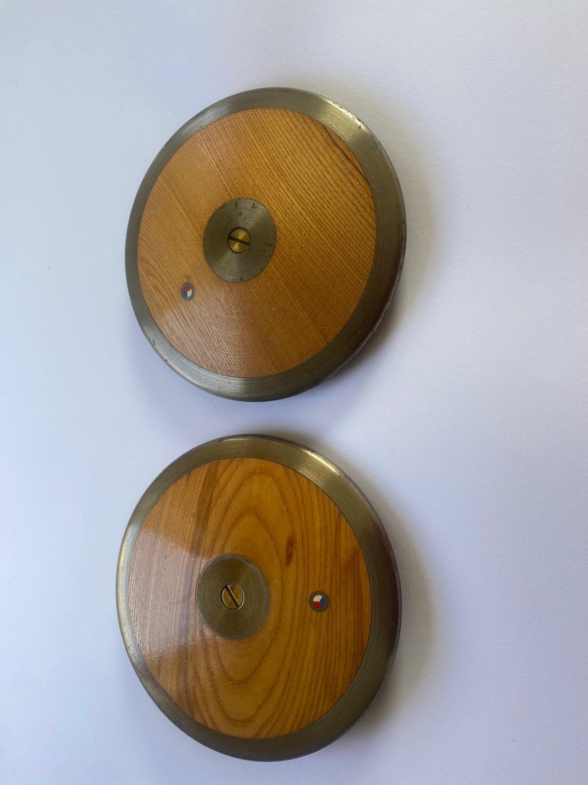 Discus van 1,5 kg - Houten discus voor atletiek, Ophalen, Gebruikt