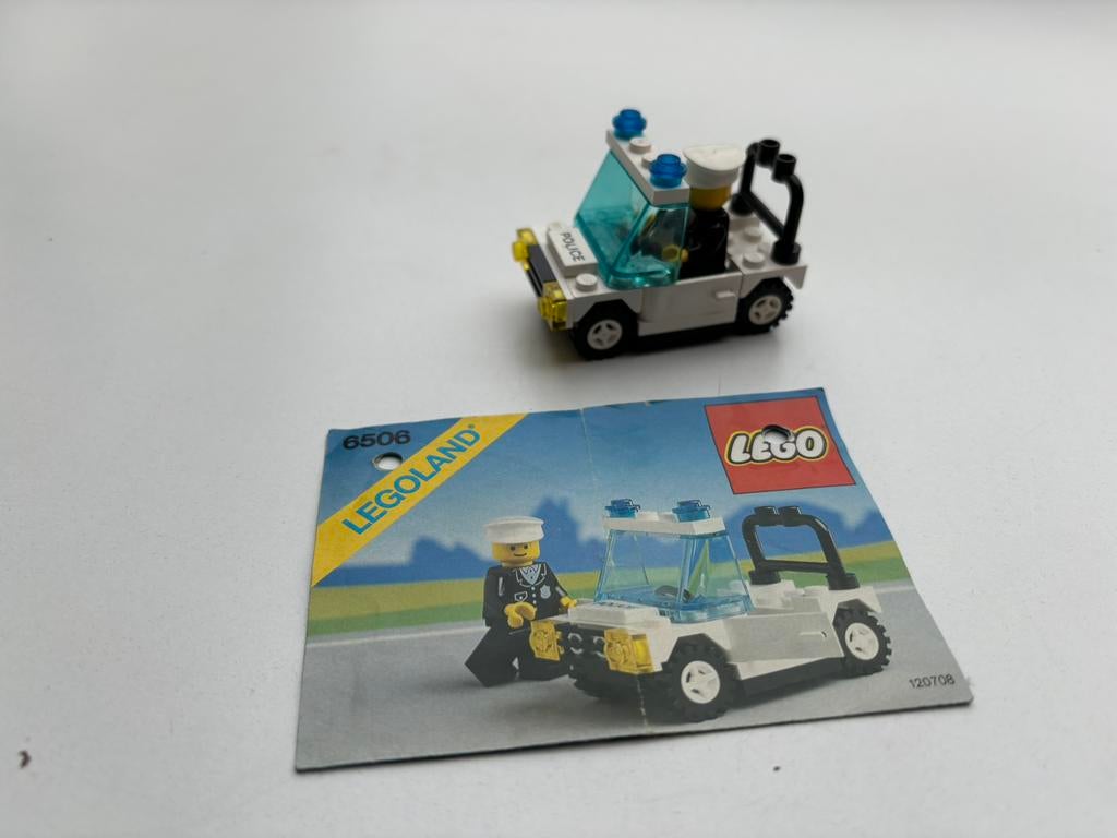 Lego 6506 - Politieauto, Lego, Ophalen of Verzenden, Inclusief minifiguren, Complete set