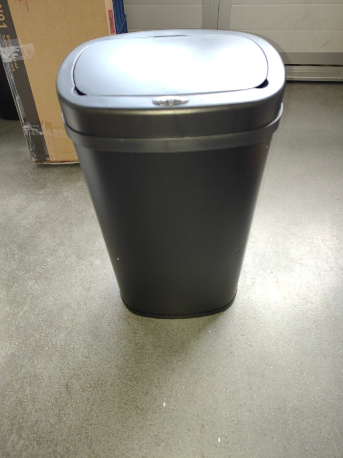Moderne afvalemmer met sensor, 60 liter, zwart, Huis en Inrichting, Woonaccessoires | Prullenbakken, Nieuw, Kunststof, 40 liter of meer