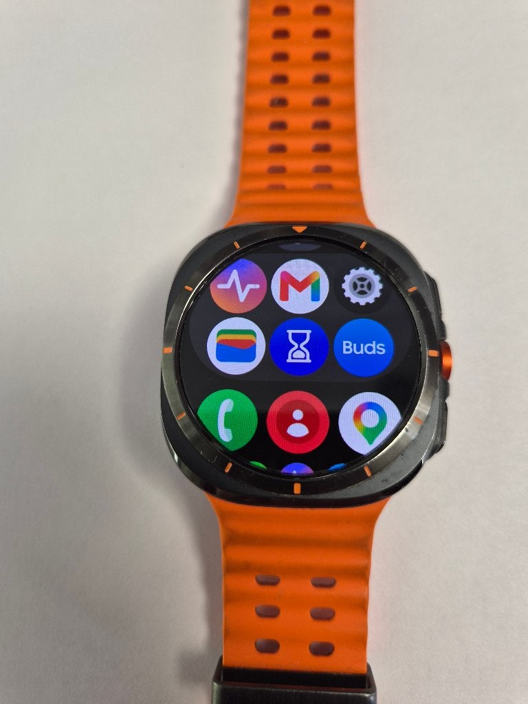 Samsung Galaxy watch Ultra (LTE , 47 mm) z.g.a.n. Bieden !, Zwart, Samsung ⌚️, Ophalen of Verzenden, Zo goed als nieuw