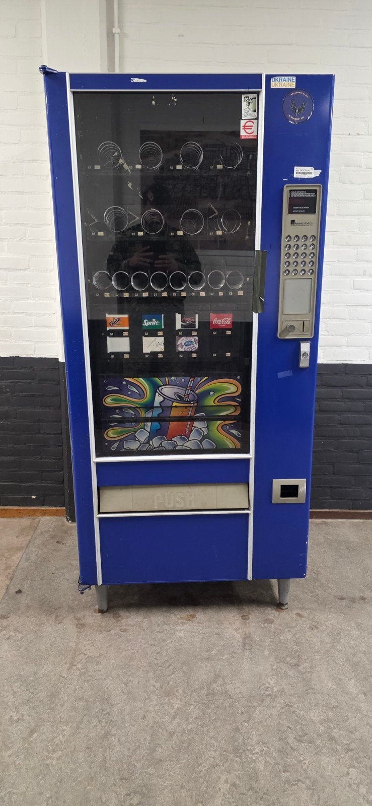 Snoep/frisdrank automaat, Ophalen, Gebruikt