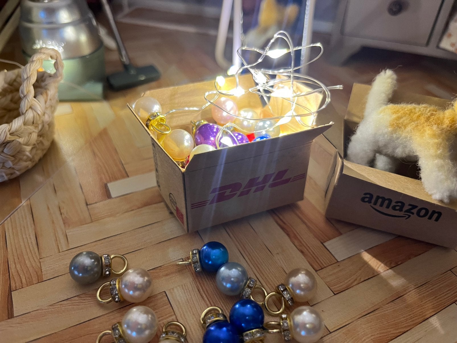 Kartonnen zolderdoos poppen/ maileg huis  incl verzending, Verzamelen, Ophalen, Nieuw, Poppenhuis