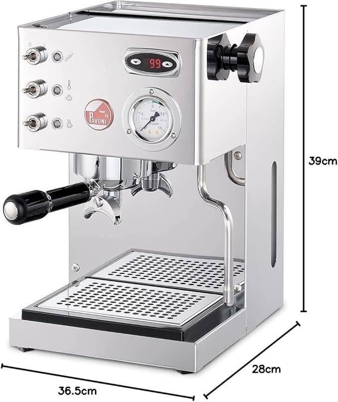 la pavoni, Gemalen koffie, Espresso apparaat, 10 kopjes of meer, Refurbished