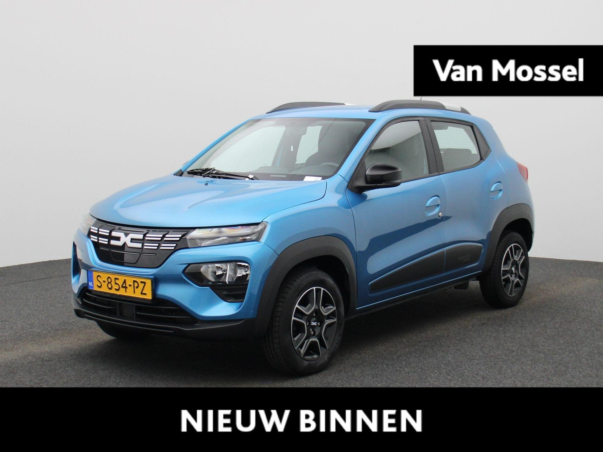 Dacia Spring Essential 27 kWh Airco |, Auto's, Gebruikt, Leder en Stof, 27 kWh, Hatchback