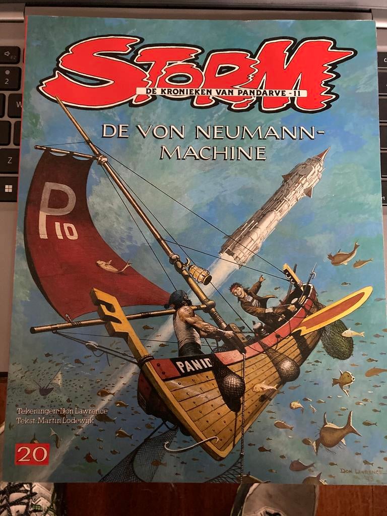 STORM - De Von Neumann Machine, Gelezen, Eén stripboek, Don Lawrence, Martin Lodewijk, Ophalen of Verzenden