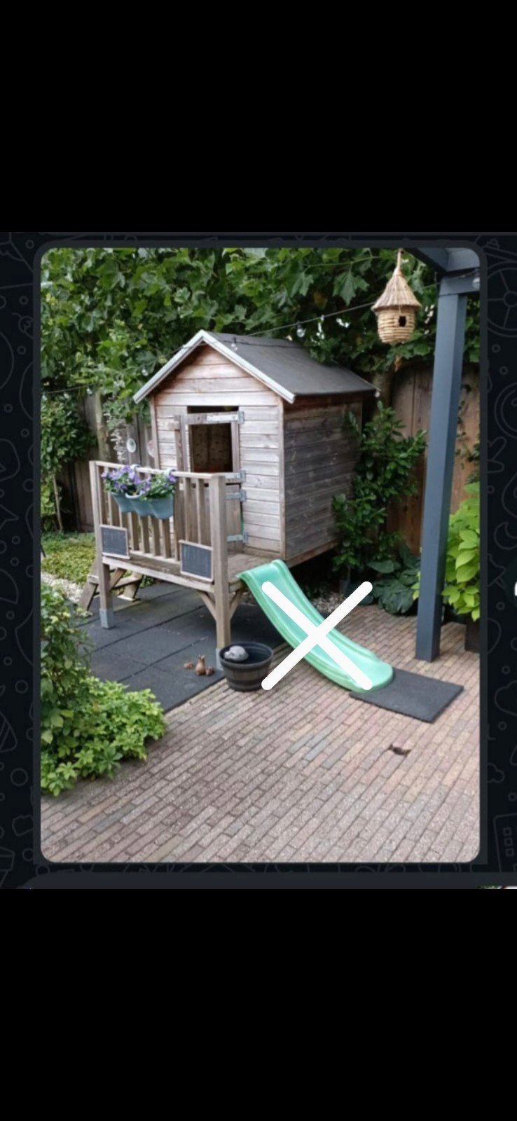 kindehuisje, Kinderen en Baby's, Ophalen, Gebruikt, Hout