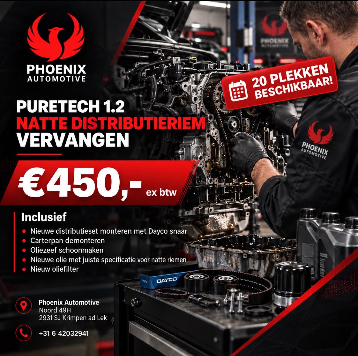 1.2 puretech distributieriem vervangen?, Ophalen