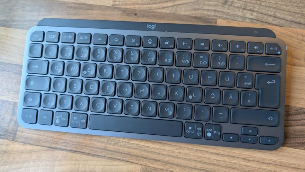 Logitech MX Keys Mini QWERTZ - Draadloos Toetsenbord, Computers en Software, Toetsenborden, Ophalen of Verzenden, Zo goed als nieuw
