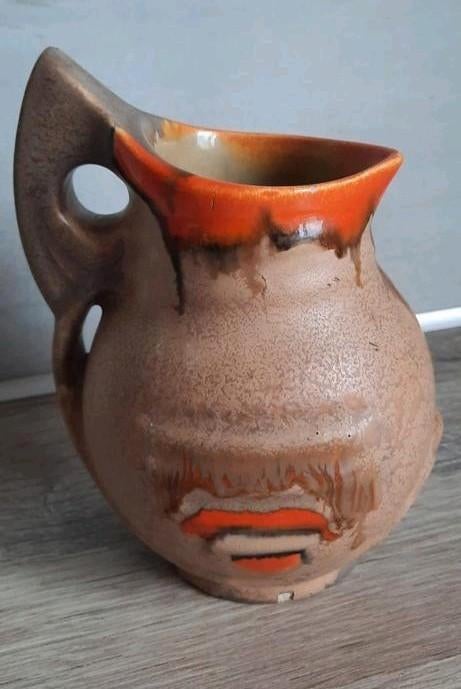 Vintage Plateel Noord Holland kannetje, gemerkt, Antiek en Kunst, Antiek | Keramiek en Aardewerk, Ophalen of Verzenden