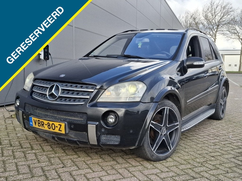 Mercedes-Benz M-Klasse 420 CDI Pano/Luchtvering LEES TEKST!, Auto's, Mercedes-Benz, 8 cilinders, Overige carrosserieën, Zwart