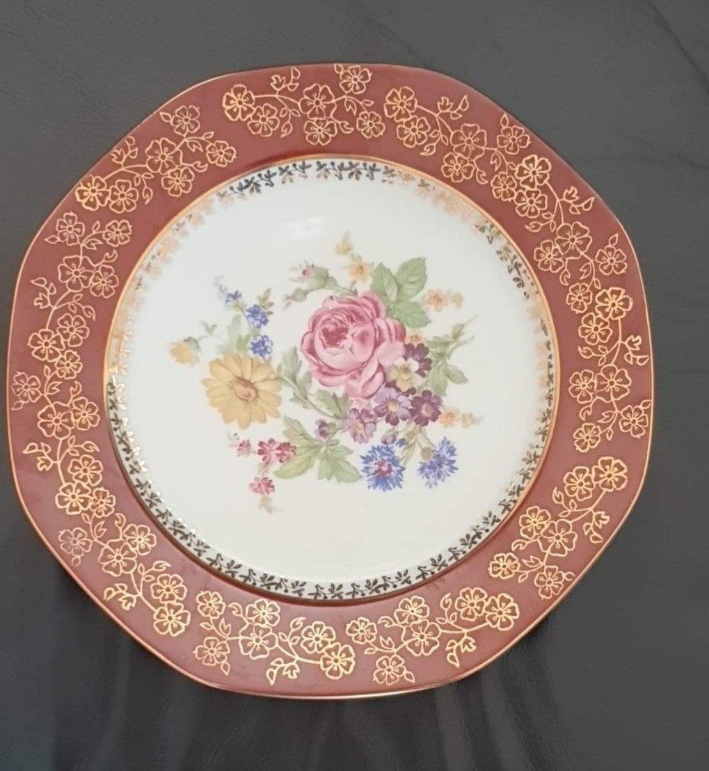 Twee Oude servet, tart, sier borden., Antiek en Kunst, Antiek | Porselein, Ophalen of Verzenden