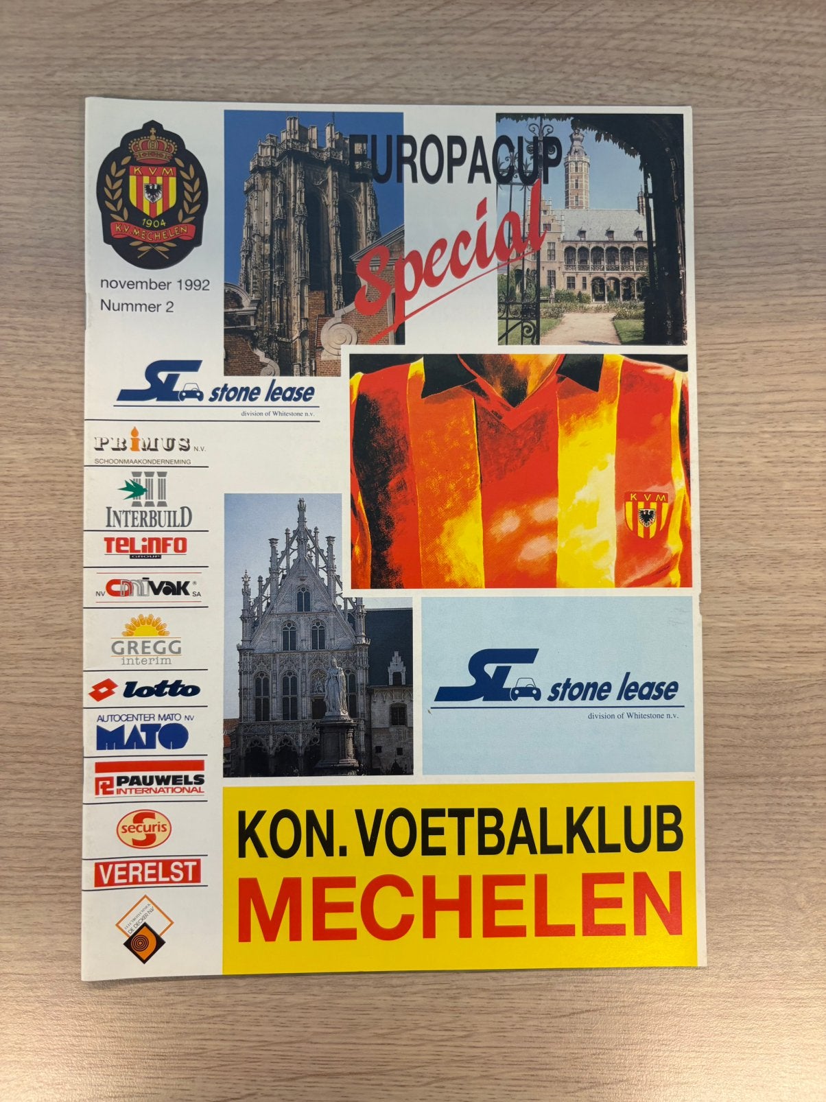 KV Mechelen - Vitesse, Verzamelen, Ophalen of Verzenden, Zo goed als nieuw, Vitesse, Boek of Tijdschrift