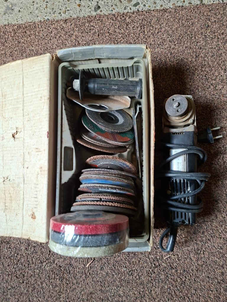 Haakse slijper, Doe-het-zelf en Verbouw, Gereedschap | Slijpmachines, Ophalen of Verzenden, Gebruikt, Haakse handslijpmachine