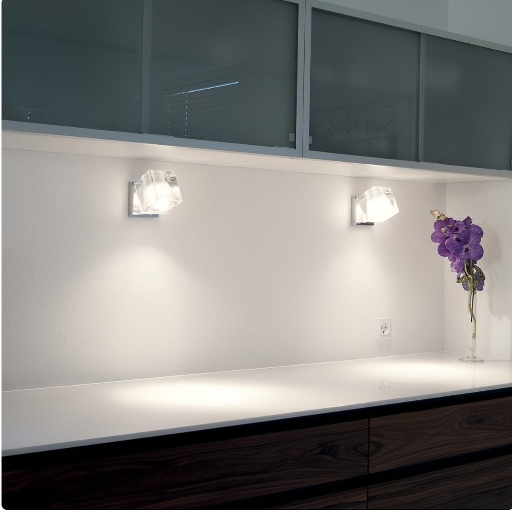 Fabian ice cube spotlight 2 stuks, Inclusief lichtbron, Verzenden, GU10, Zo goed als nieuw