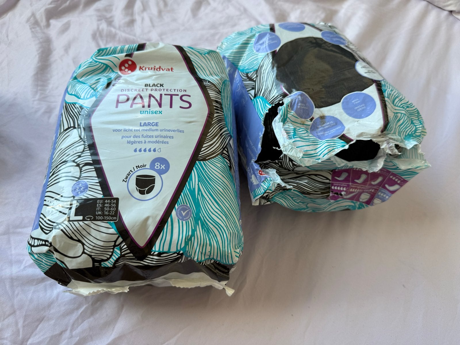 Kraampakket en incontinentiemateriaal, Ophalen, Nieuw