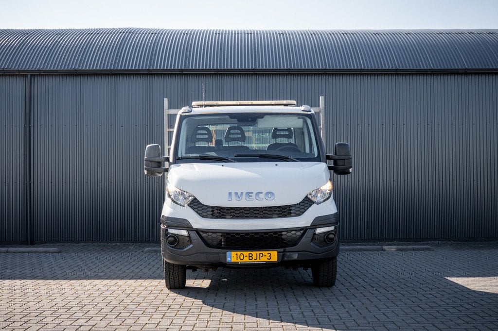 Iveco Daily 50C15 3.0L | Open Laadbak | Kraan | Euro 6 | 1st, Auto's, 145 pk, 4 cilinders, Iveco, Wit