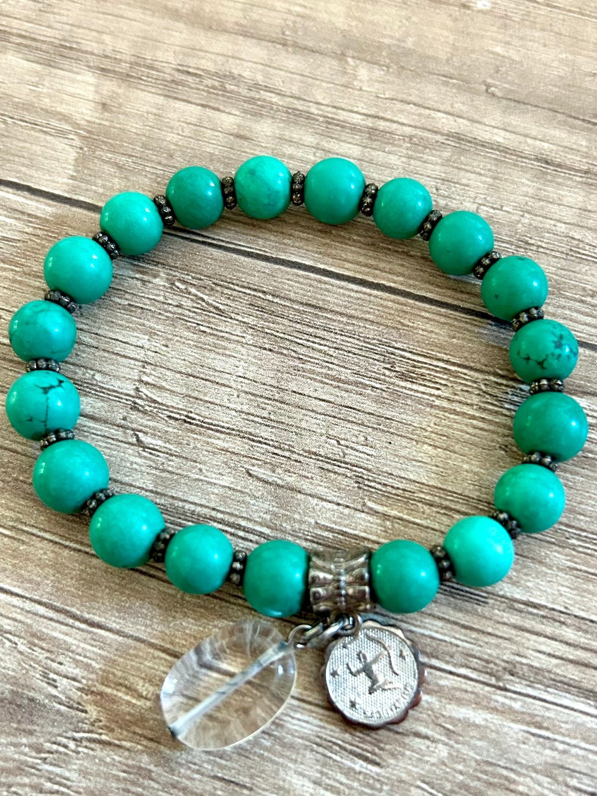 Oogverblindende ‘Boogschutter’ Turkoois Kralen Armband, Overige materialen, Met bedels of kralen, Blauw, Ophalen of Verzenden