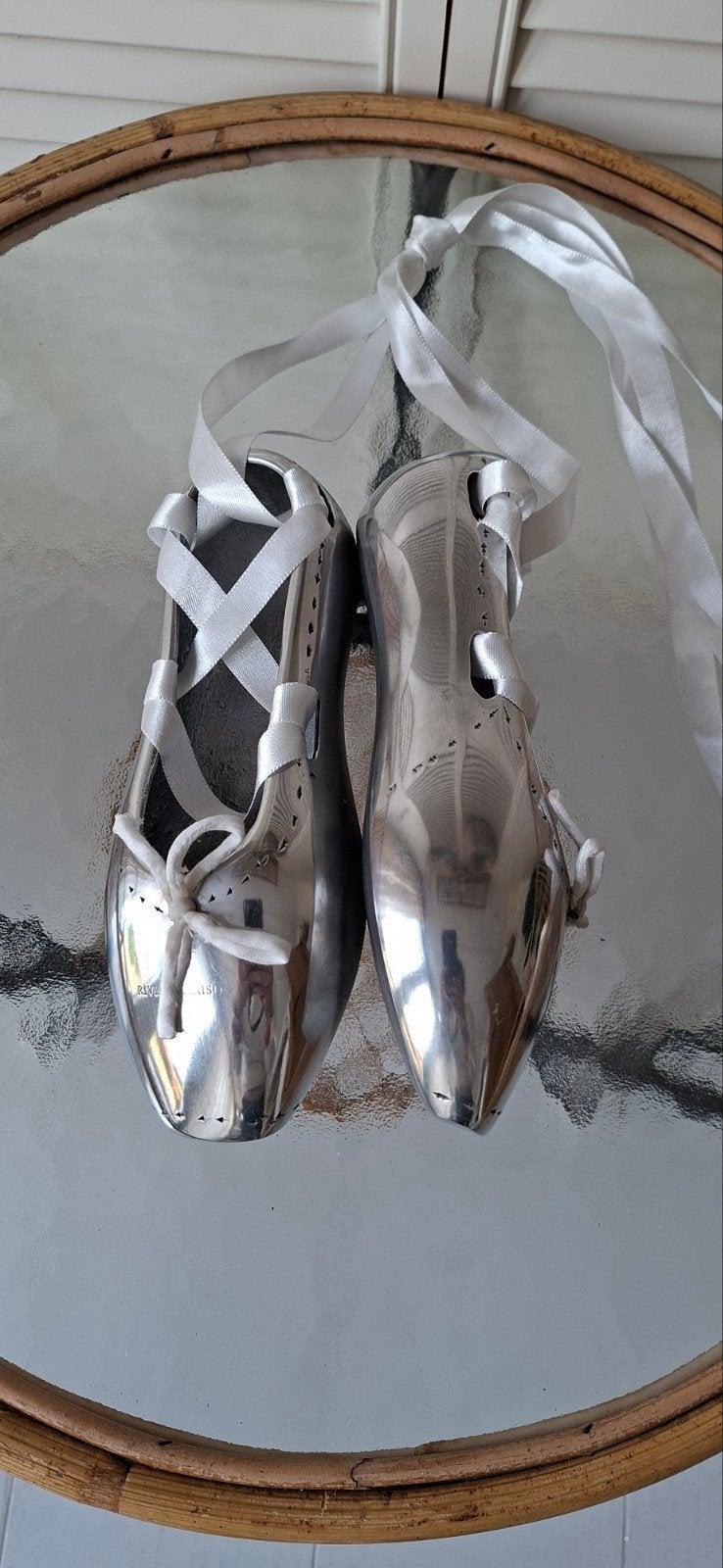 Rivièra Maison Lovely Ballerina's, Ophalen of Verzenden, Zo goed als nieuw, Zilver, Metaal