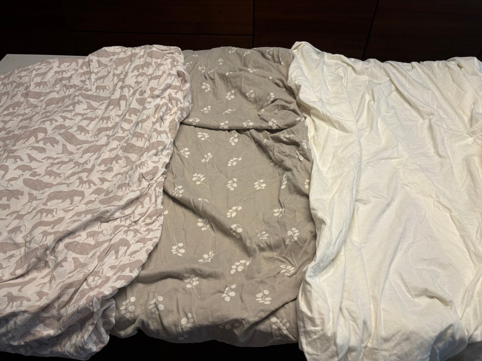 Jollein fitted bed sheets, Ophalen of Verzenden, Zo goed als nieuw, Eenpersoons, Dekbedovertrek