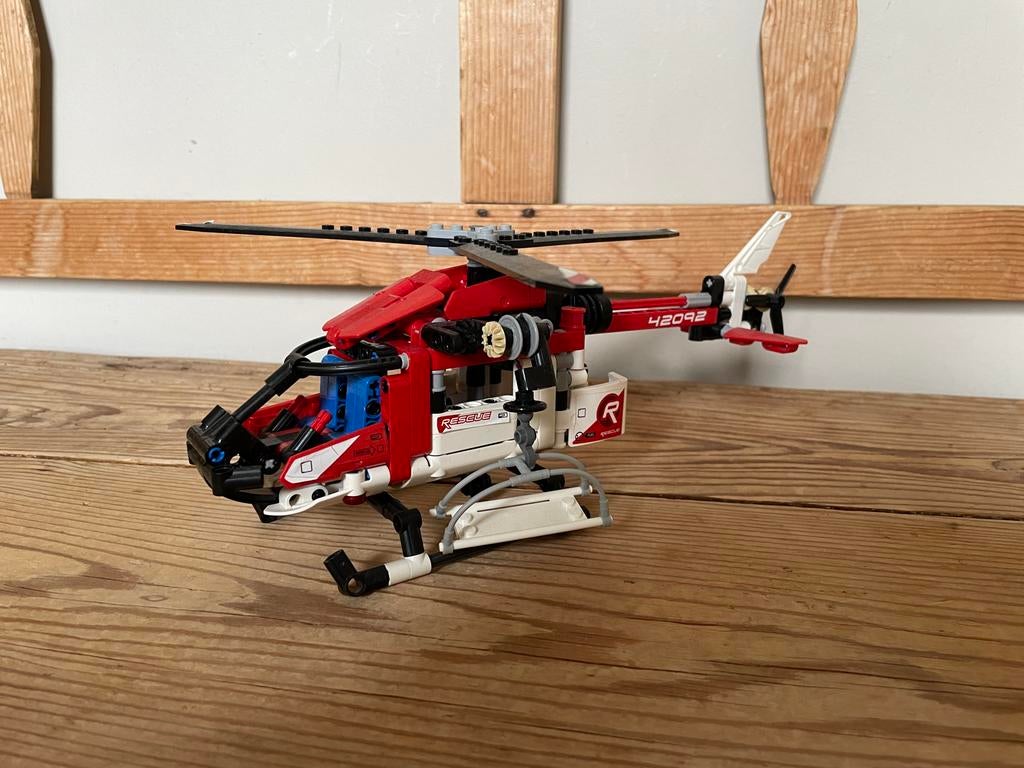 LEGO Technic Rode Helicopter 42092, Gebruikt, Lego, Ophalen of Verzenden, Technic