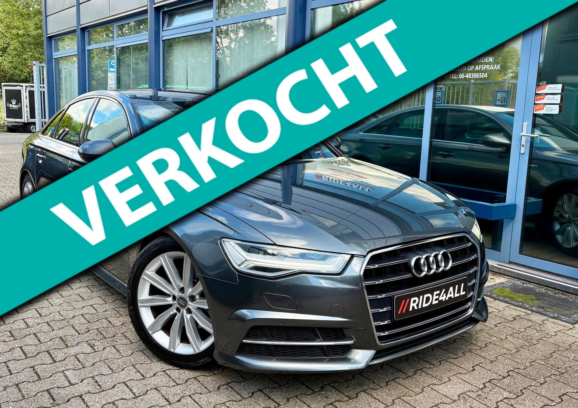 Audi A6 Limousine 1.8 TFSI 2x S-Line/STOELVW/NAVI/PDC/NAP!, Auto's, Automatische klimaatregeling, Gebruikt, Bedrijf, Sedan