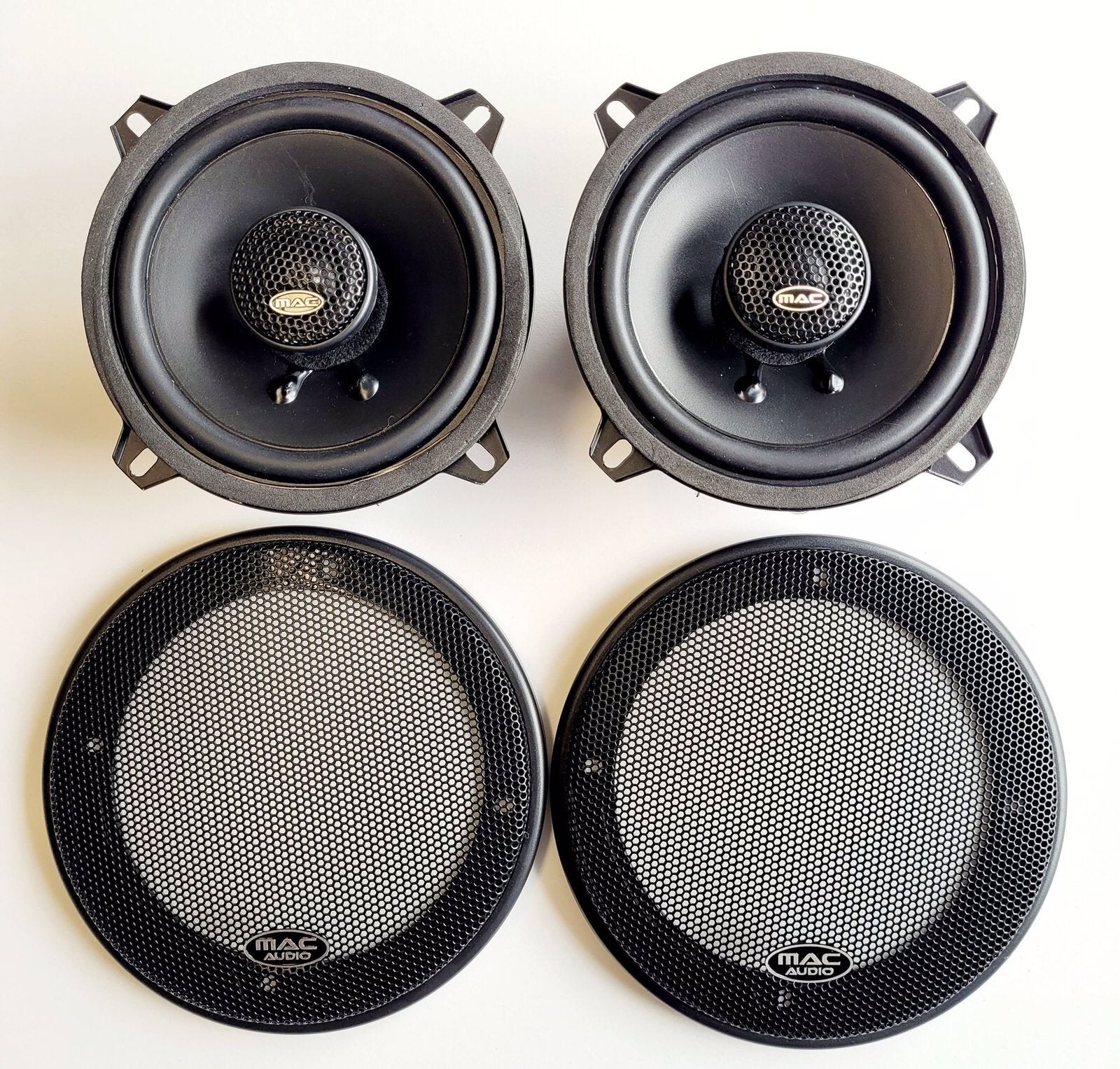 MacAudio vintage 130Watt speakerset voor Golf II,voor+achter, Ophalen of Verzenden, Zo goed als nieuw