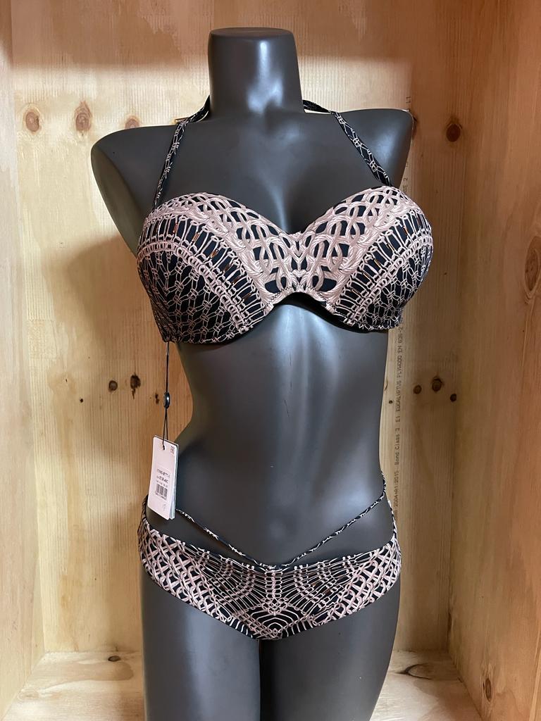 Magistral bikini maat 38c en 40c met Swarovski, Verzenden, Nieuw, Bruin, Bikini