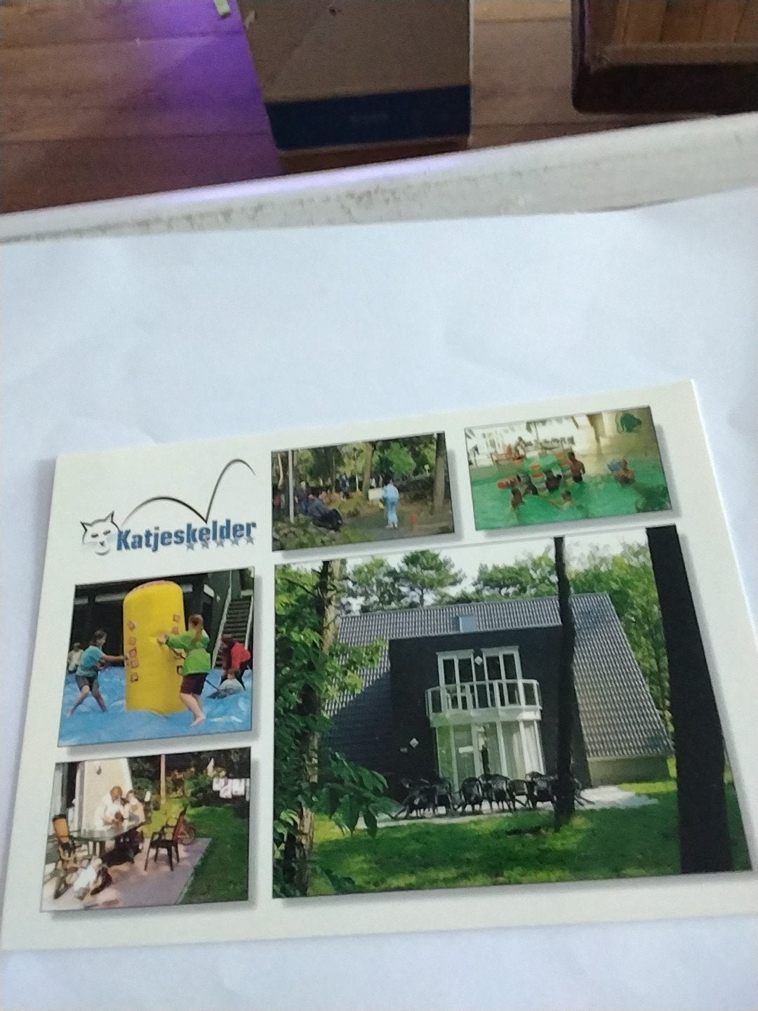 Ansichtkaart Bungalowpark Katjeskelder Oosterhout, Verzamelen, Ophalen of Verzenden