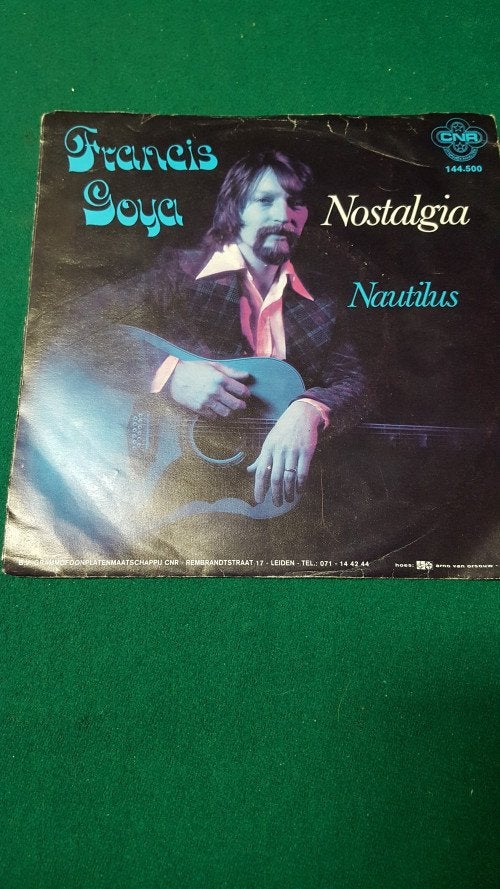 single francis goya, nostalgia, Ophalen of Verzenden