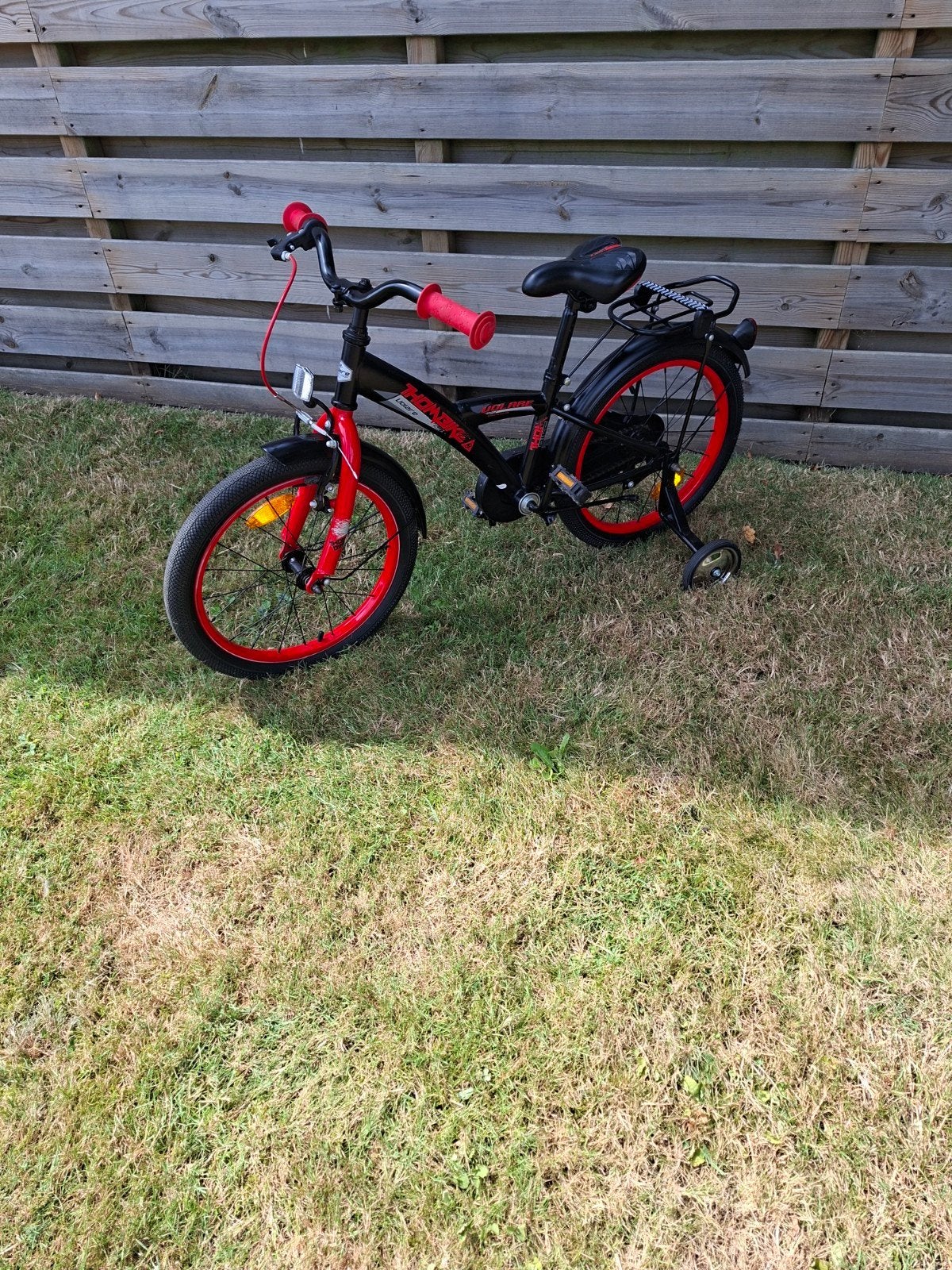 Kinderfiets 16 inch, Ophalen, Terugtraprem, HOMESING, Zijwieltjes