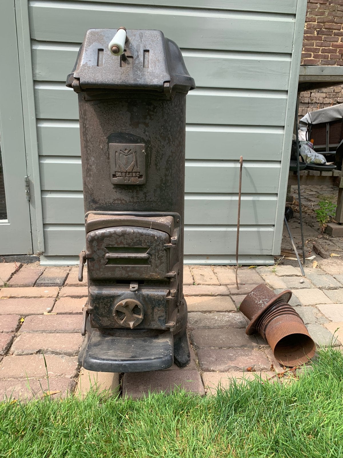 Hout of kolenkachel, Huis en Inrichting, Kachels, Ophalen, Zo goed als nieuw, Hout, Houtkachel