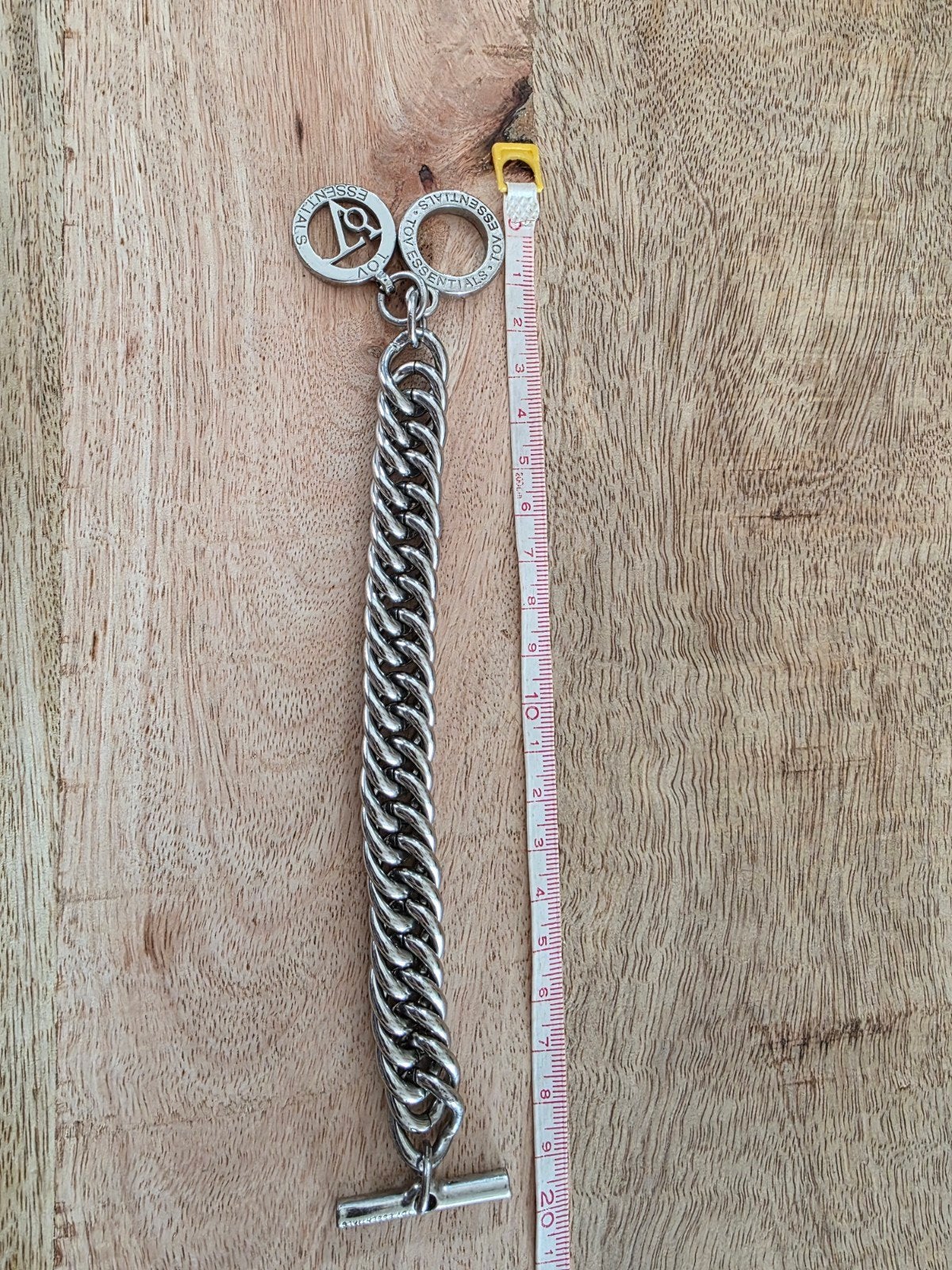 TOV essentials armband zilverkleurig, Ophalen of Verzenden, Zo goed als nieuw, Zilver, Overige materialen